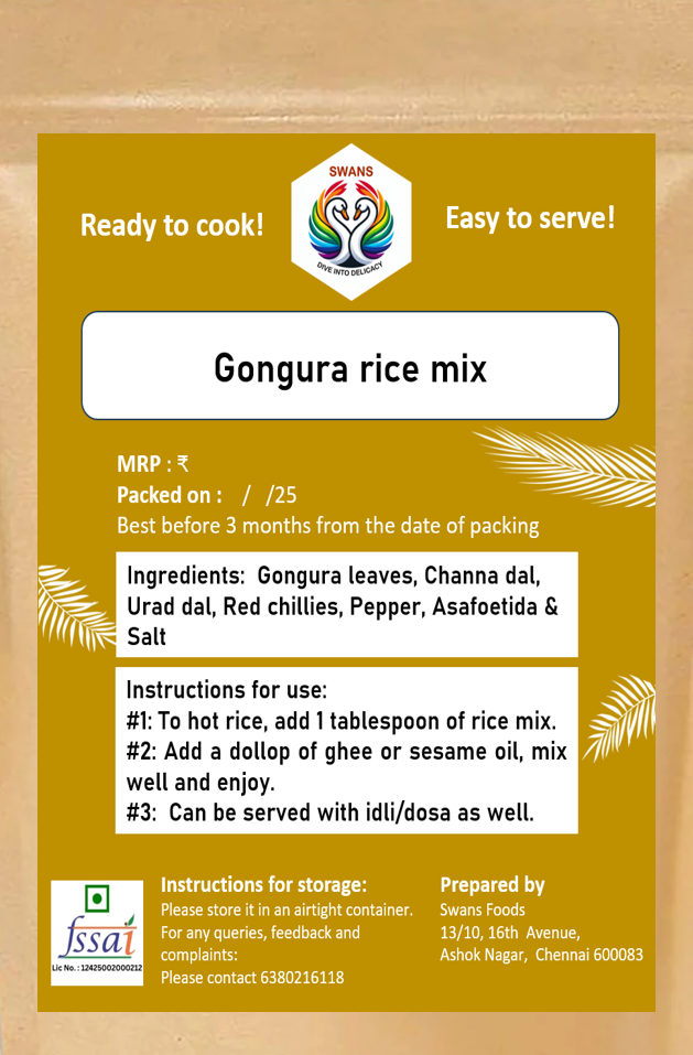 Gongura rice mix