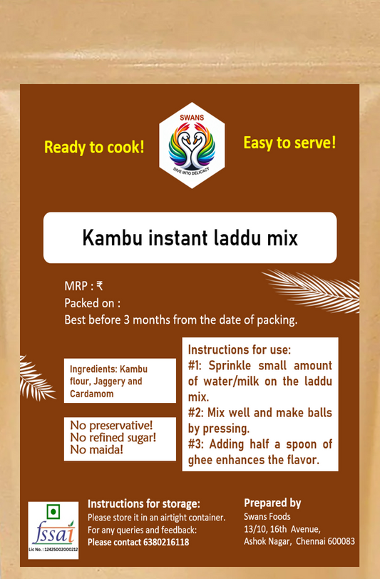 Kambu instant laddu mix