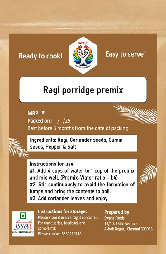 Ragi porridge mix/Ragi kanji maavu